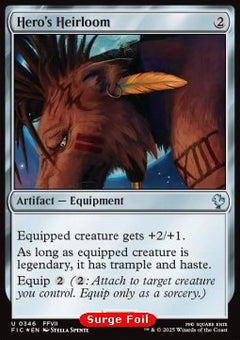 Hero's Heirloom⁣ - Commander: Magic: The Gathering - FINAL FANTASY: Collector's Edition⁣ (Uncommon)⁣ [346]