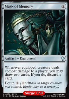 Mask of Memory⁣ - Commander: Magic: The Gathering - FINAL FANTASY: Collector's Edition⁣ (Uncommon)⁣ [350]