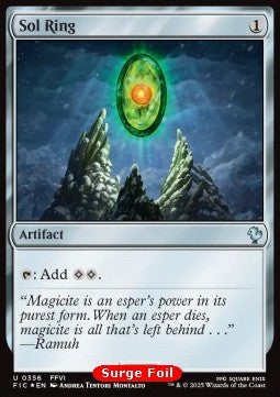 Sol Ring (V.1)⁣ - Commander: Magic: The Gathering - FINAL FANTASY: Collector's Edition⁣ (Uncommon)⁣ [356]