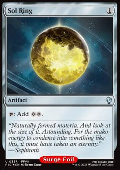 Sol Ring (V.2)⁣ - Commander: Magic: The Gathering - FINAL FANTASY: Collector's Edition⁣ (Uncommon)⁣ [357]