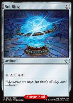 Sol Ring (V.3)⁣ - Commander: Magic: The Gathering - FINAL FANTASY: Collector's Edition⁣ (Uncommon)⁣ [358]