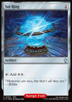Sol Ring (V.3)⁣ - Commander: Magic: The Gathering - FINAL FANTASY: Collector's Edition⁣ (Uncommon)⁣ [358]