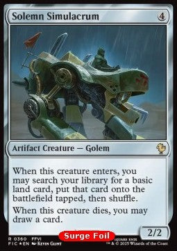 Solemn Simulacrum⁣ - Commander: Magic: The Gathering - FINAL FANTASY: Collector's Edition⁣ (Rare)⁣ [360]