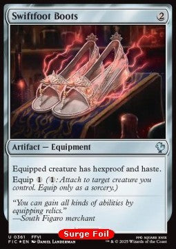 Swiftfoot Boots⁣ - Commander: Magic: The Gathering - FINAL FANTASY: Collector's Edition⁣ (Uncommon)⁣ [361]