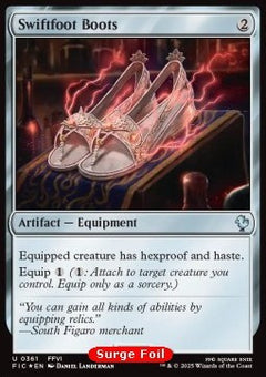 Swiftfoot Boots⁣ - Commander: Magic: The Gathering - FINAL FANTASY: Collector's Edition⁣ (Uncommon)⁣ [361]