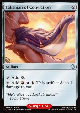 Talisman of Conviction⁣ - Commander: Magic: The Gathering - FINAL FANTASY: Collector's Edition⁣ (Uncommon)⁣ [363]