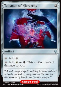 Talisman of Hierarchy⁣ - Commander: Magic: The Gathering - FINAL FANTASY: Collector's Edition⁣ (Uncommon)⁣ [365]