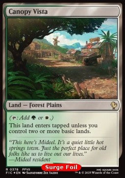 Canopy Vista⁣ - Commander: Magic: The Gathering - FINAL FANTASY: Collector's Edition⁣ (Rare)⁣ [378]