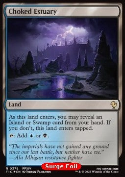 Choked Estuary⁣ - Commander: Magic: The Gathering - FINAL FANTASY: Collector's Edition⁣ (Rare)⁣ [379]