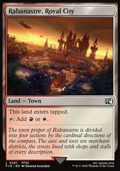 Rabanastre, Royal City⁣ - Magic: The Gathering - FINAL FANTASY⁣ (Land)⁣ [287]
