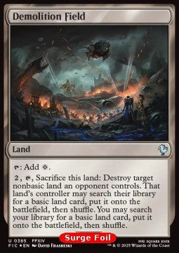 Demolition Field⁣ - Commander: Magic: The Gathering - FINAL FANTASY: Collector's Edition⁣ (Uncommon)⁣ [385]