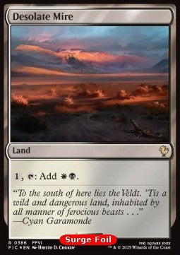Desolate Mire⁣ - Commander: Magic: The Gathering - FINAL FANTASY: Collector's Edition⁣ (Rare)⁣ [386]