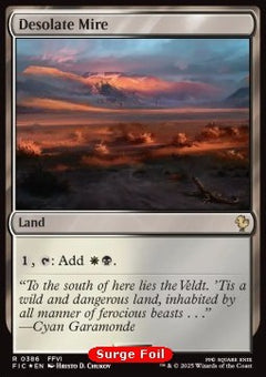 Desolate Mire⁣ - Commander: Magic: The Gathering - FINAL FANTASY: Collector's Edition⁣ (Rare)⁣ [386]