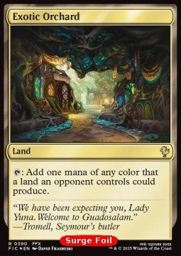 Exotic Orchard⁣ - Commander: Magic: The Gathering - FINAL FANTASY: Collector's Edition⁣ (Rare)⁣ [390]