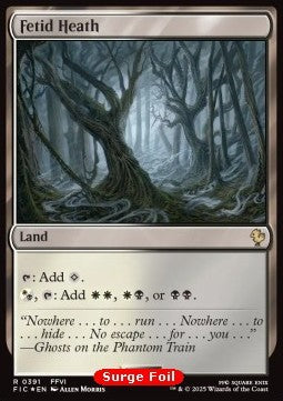 Fetid Heath⁣ - Commander: Magic: The Gathering - FINAL FANTASY: Collector's Edition⁣ (Rare)⁣ [391]