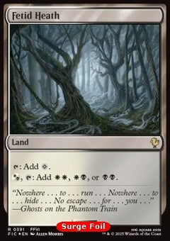 Fetid Heath⁣ - Commander: Magic: The Gathering - FINAL FANTASY: Collector's Edition⁣ (Rare)⁣ [391]