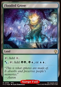 Flooded Grove⁣ - Commander: Magic: The Gathering - FINAL FANTASY: Collector's Edition⁣ (Rare)⁣ [393]