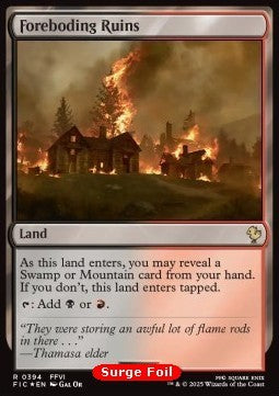 Foreboding Ruins⁣ - Commander: Magic: The Gathering - FINAL FANTASY: Collector's Edition⁣ (Rare)⁣ [394]