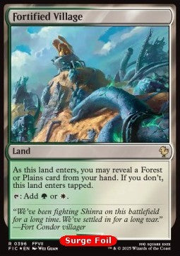 Fortified Village⁣ - Commander: Magic: The Gathering - FINAL FANTASY: Collector's Edition⁣ (Rare)⁣ [396]