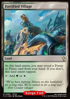Fortified Village⁣ - Commander: Magic: The Gathering - FINAL FANTASY: Collector's Edition⁣ (Rare)⁣ [396]