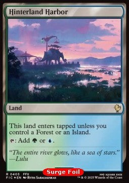 Hinterland Harbor⁣ - Commander: Magic: The Gathering - FINAL FANTASY: Collector's Edition⁣ (Rare)⁣ [403]