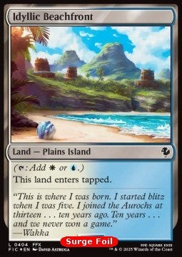 Idyllic Beachfront⁣ - Commander: Magic: The Gathering - FINAL FANTASY: Collector's Edition⁣ (Common)⁣ [404]