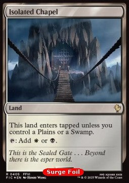 Isolated Chapel⁣ - Commander: Magic: The Gathering - FINAL FANTASY: Collector's Edition⁣ (Rare)⁣ [405]