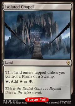 Isolated Chapel⁣ - Commander: Magic: The Gathering - FINAL FANTASY: Collector's Edition⁣ (Rare)⁣ [405]