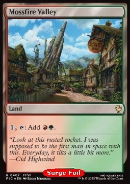 Mossfire Valley⁣ - Commander: Magic: The Gathering - FINAL FANTASY: Collector's Edition⁣ (Rare)⁣ [407]
