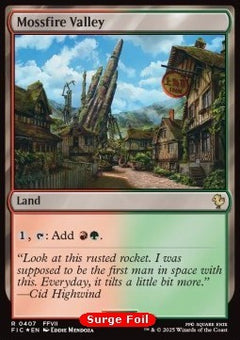 Mossfire Valley⁣ - Commander: Magic: The Gathering - FINAL FANTASY: Collector's Edition⁣ (Rare)⁣ [407]