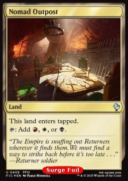 Nomad Outpost⁣ - Commander: Magic: The Gathering - FINAL FANTASY: Collector's Edition⁣ (Uncommon)⁣ [409]