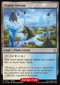 Prairie Stream⁣ - Commander: Magic: The Gathering - FINAL FANTASY: Collector's Edition⁣ (Rare)⁣ [413]