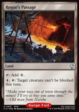 Rogue's Passage⁣ - Commander: Magic: The Gathering - FINAL FANTASY: Collector's Edition⁣ (Uncommon)⁣ [415]