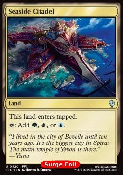 Seaside Citadel⁣ - Commander: Magic: The Gathering - FINAL FANTASY: Collector's Edition⁣ (Uncommon)⁣ [420]