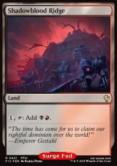 Shadowblood Ridge⁣ - Commander: Magic: The Gathering - FINAL FANTASY: Collector's Edition⁣ (Rare)⁣ [421]