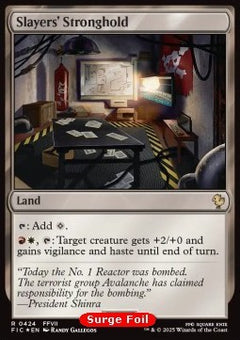 Slayers' Stronghold⁣ - Commander: Magic: The Gathering - FINAL FANTASY: Collector's Edition⁣ (Rare)⁣ [424]