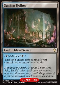 Sunken Hollow⁣ - Commander: Magic: The Gathering - FINAL FANTASY: Collector's Edition⁣ (Rare)⁣ [429]