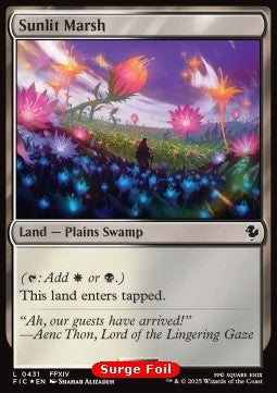 Sunlit Marsh⁣ - Commander: Magic: The Gathering - FINAL FANTASY: Collector's Edition⁣ (Common)⁣ [431]