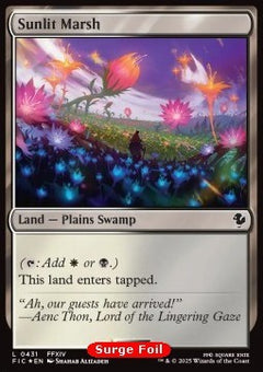 Sunlit Marsh⁣ - Commander: Magic: The Gathering - FINAL FANTASY: Collector's Edition⁣ (Common)⁣ [431]