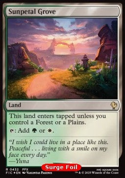 Sunpetal Grove⁣ - Commander: Magic: The Gathering - FINAL FANTASY: Collector's Edition⁣ (Rare)⁣ [432]