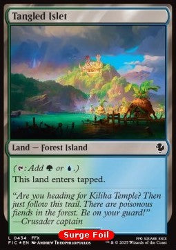 Tangled Islet⁣ - Commander: Magic: The Gathering - FINAL FANTASY: Collector's Edition⁣ (Common)⁣ [434]