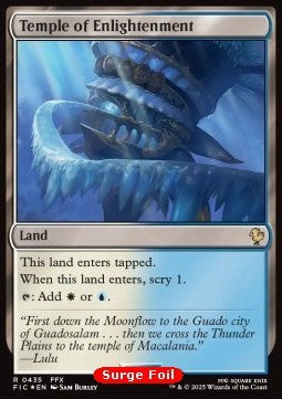 Temple of Enlightenment⁣ - Commander: Magic: The Gathering - FINAL FANTASY: Collector's Edition⁣ (Rare)⁣ [435]