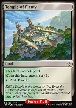 Temple of Plenty⁣ - Commander: Magic: The Gathering - FINAL FANTASY: Collector's Edition⁣ (Rare)⁣ [437]