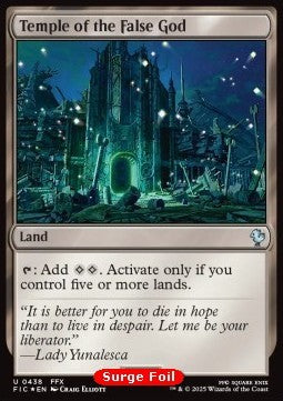 Temple of the False God⁣ - Commander: Magic: The Gathering - FINAL FANTASY: Collector's Edition⁣ (Uncommon)⁣ [438]