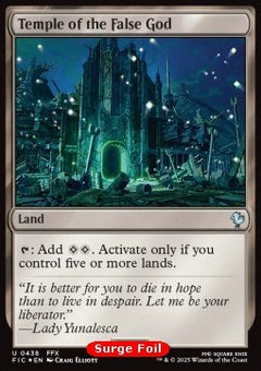 Temple of the False God⁣ - Commander: Magic: The Gathering - FINAL FANTASY: Collector's Edition⁣ (Uncommon)⁣ [438]