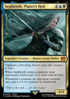 Sephiroth, Planet's Heir (V.2)⁣ - Magic: The Gathering - FINAL FANTASY: Extras⁣ (Mythic)⁣ [553]