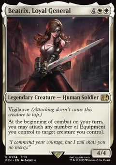 Beatrix, Loyal General (V.2)⁣ - Magic: The Gathering - FINAL FANTASY: Extras⁣ (Rare)⁣ [554]