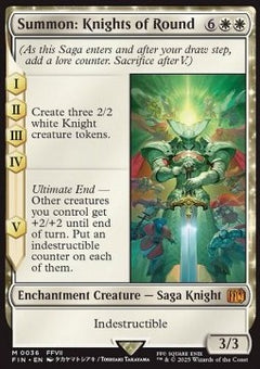 Summon: Knights of Round⁣ - Magic: The Gathering - FINAL FANTASY⁣ (Mythic)⁣ [36]