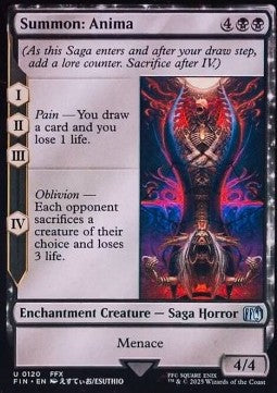 Summon: Anima⁣ - Magic: The Gathering - FINAL FANTASY⁣ (Uncommon)⁣ [120]