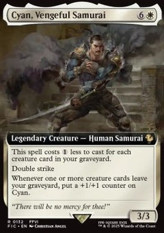 Cyan, Vengeful Samurai⁣ - Commander: Magic: The Gathering - FINAL FANTASY: Extras⁣ (Rare)⁣ [132]